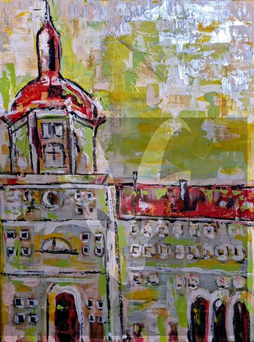 Poruba Věž oblouku 30x40cm, cena: 1350 Kč